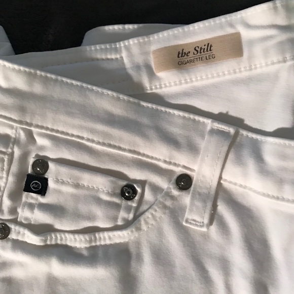 AG The Stilt Jeans- white- size 26- euc- like new! - Picture 2 of 4